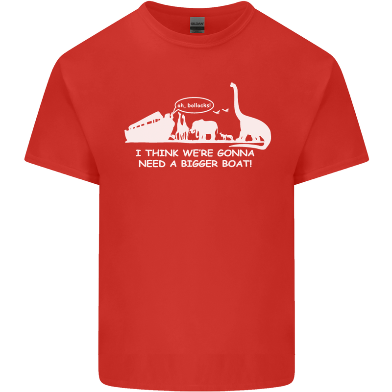 Noahs Ark Dinosaurs T-Rex Atheist Atheism Kids T-Shirt Childrens Red