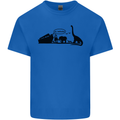 Noahs Ark Dinosaurs T-Rex Atheist Atheism Kids T-Shirt Childrens Royal Blue