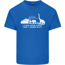 Noahs Ark Dinosaurs T-Rex Atheist Atheism Kids T-Shirt Childrens Royal Blue