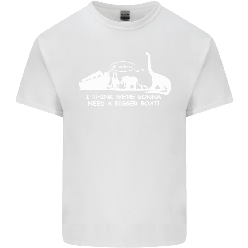 Noahs Ark Dinosaurs T-Rex Atheist Atheism Kids T-Shirt Childrens White