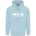 Noahs Ark Dinosaurs T-Rex Atheist Atheism Mens 80% Cotton Hoodie Light Blue