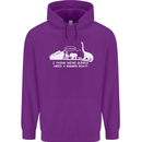 Noahs Ark Dinosaurs T-Rex Atheist Atheism Mens 80% Cotton Hoodie Purple