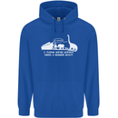Noahs Ark Dinosaurs T-Rex Atheist Atheism Mens 80% Cotton Hoodie Royal Blue