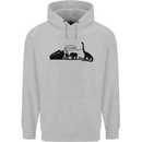 Noahs Ark Dinosaurs T-Rex Atheist Atheism Mens 80% Cotton Hoodie Sports Grey