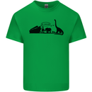 Noahs Ark Dinosaurs T-Rex Atheist Atheism Mens Cotton T-Shirt Tee Top Irish Green