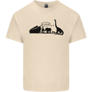 Noahs Ark Dinosaurs T-Rex Atheist Atheism Mens Cotton T-Shirt Tee Top Natural