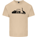 Noahs Ark Dinosaurs T-Rex Atheist Atheism Mens Cotton T-Shirt Tee Top Sand