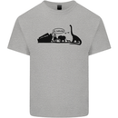 Noahs Ark Dinosaurs T-Rex Atheist Atheism Mens Cotton T-Shirt Tee Top Sports Grey
