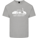 Noahs Ark Dinosaurs T-Rex Atheist Atheism Mens Cotton T-Shirt Tee Top Sports Grey