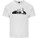 Noahs Ark Dinosaurs T-Rex Atheist Atheism Mens Cotton T-Shirt Tee Top White