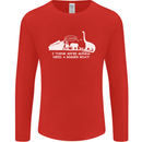 Noahs Ark Dinosaurs T-Rex Atheist Atheism Mens Long Sleeve T-Shirt Red