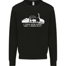 Noahs Ark Dinosaurs T-Rex Atheist Atheism Mens Sweatshirt Jumper Black