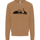 Noahs Ark Dinosaurs T-Rex Atheist Atheism Mens Sweatshirt Jumper Caramel Latte