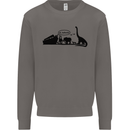 Noahs Ark Dinosaurs T-Rex Atheist Atheism Mens Sweatshirt Jumper Charcoal