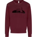 Noahs Ark Dinosaurs T-Rex Atheist Atheism Mens Sweatshirt Jumper Maroon