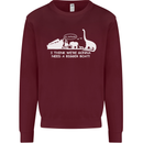 Noahs Ark Dinosaurs T-Rex Atheist Atheism Mens Sweatshirt Jumper Maroon