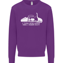 Noahs Ark Dinosaurs T-Rex Atheist Atheism Mens Sweatshirt Jumper Purple