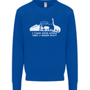 Noahs Ark Dinosaurs T-Rex Atheist Atheism Mens Sweatshirt Jumper Royal Blue