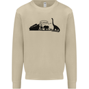 Noahs Ark Dinosaurs T-Rex Atheist Atheism Mens Sweatshirt Jumper Sand