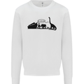 Noahs Ark Dinosaurs T-Rex Atheist Atheism Mens Sweatshirt Jumper White