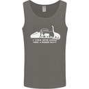 Noahs Ark Dinosaurs T-Rex Atheist Atheism Mens Vest Tank Top Charcoal