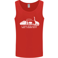 Noahs Ark Dinosaurs T-Rex Atheist Atheism Mens Vest Tank Top Red