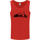 Noahs Ark Dinosaurs T-Rex Atheist Atheism Mens Vest Tank Top Red