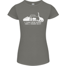 Noahs Ark Dinosaurs T-Rex Atheist Atheism Womens Petite Cut T-Shirt Charcoal