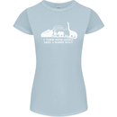 Noahs Ark Dinosaurs T-Rex Atheist Atheism Womens Petite Cut T-Shirt Light Blue