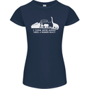Noahs Ark Dinosaurs T-Rex Atheist Atheism Womens Petite Cut T-Shirt Navy Blue