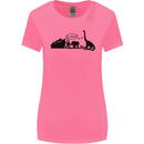 Noahs Ark Dinosaurs T-Rex Atheist Atheism Womens Wider Cut T-Shirt Azalea