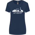 Noahs Ark Dinosaurs T-Rex Atheist Atheism Womens Wider Cut T-Shirt Navy Blue