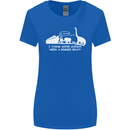 Noahs Ark Dinosaurs T-Rex Atheist Atheism Womens Wider Cut T-Shirt Royal Blue