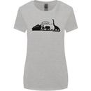 Noahs Ark Dinosaurs T-Rex Atheist Atheism Womens Wider Cut T-Shirt Sports Grey