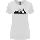 Noahs Ark Dinosaurs T-Rex Atheist Atheism Womens Wider Cut T-Shirt White