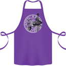 Non Nobie St. George's Day Knights Templar Cotton Apron 100% Organic Purple