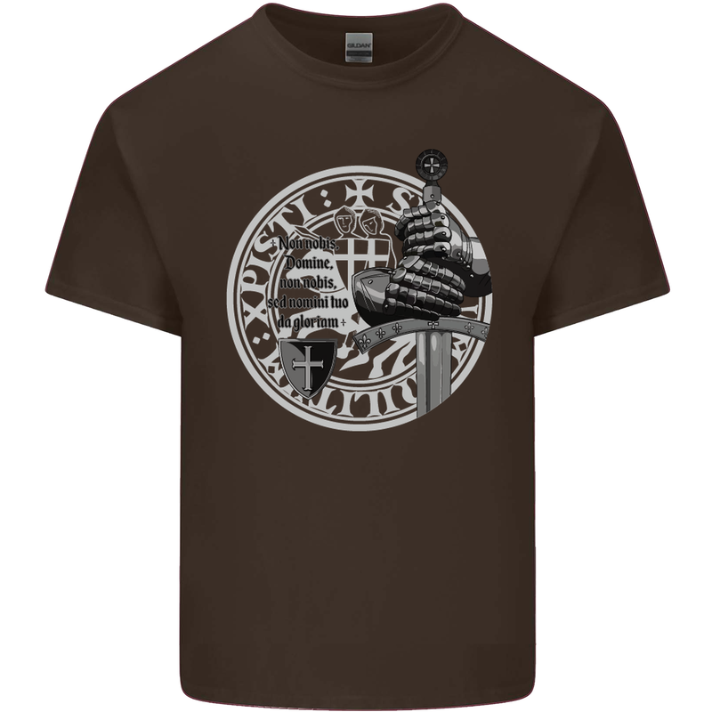 Non Nobie St. George's Day Knights Templar Kids T-Shirt Childrens Chocolate