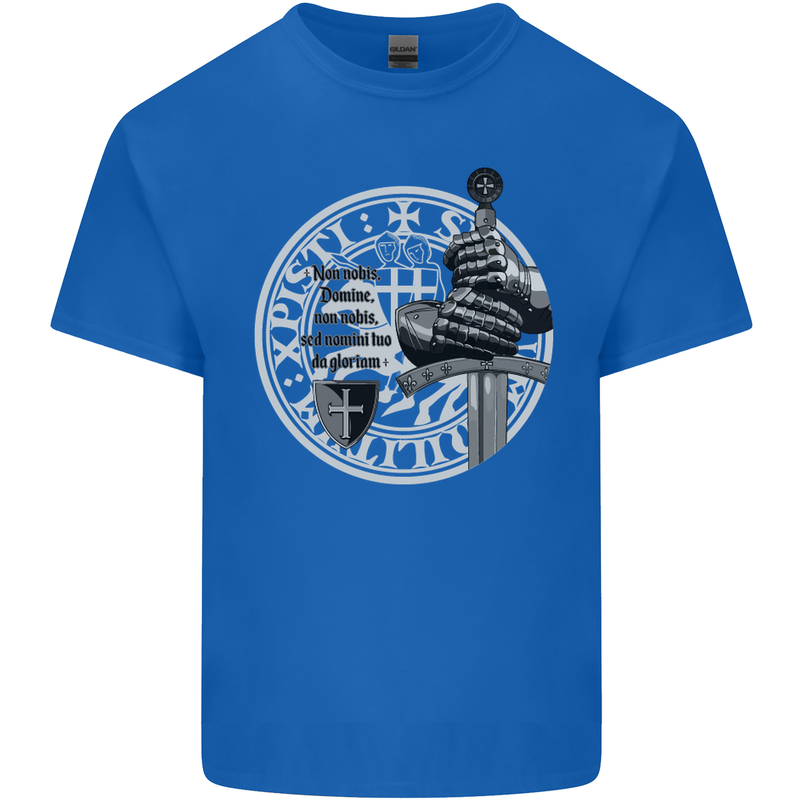 Non Nobie St. George's Day Knights Templar Kids T-Shirt Childrens Royal Blue