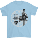 Non Nobie St. George's Day Knights Templar Mens T-Shirt Cotton Gildan Light Blue