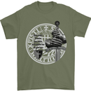 Non Nobie St. George's Day Knights Templar Mens T-Shirt Cotton Gildan Military Green