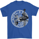 Non Nobie St. George's Day Knights Templar Mens T-Shirt Cotton Gildan Royal Blue