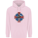 Non Nobis St. George Childrens Kids Hoodie Light Pink