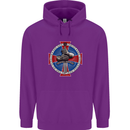 Non Nobis St. George Childrens Kids Hoodie Purple