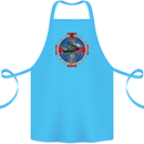 Non Nobis St. George Cotton Apron 100% Organic Turquoise