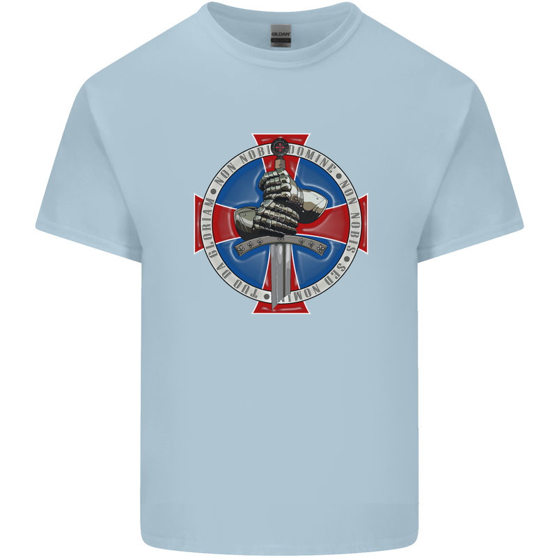 Non Nobis St. George Kids T-Shirt Childrens Light Blue