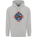 Non Nobis St. George Mens 80% Cotton Hoodie Sports Grey