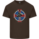 Non Nobis St. George Mens Cotton T-Shirt Tee Top Dark Chocolate