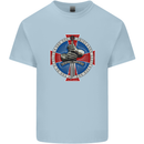 Non Nobis St. George Mens Cotton T-Shirt Tee Top Light Blue