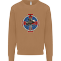 Non Nobis St. George Mens Sweatshirt Jumper Caramel Latte