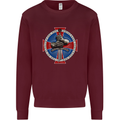 Non Nobis St. George Mens Sweatshirt Jumper Maroon